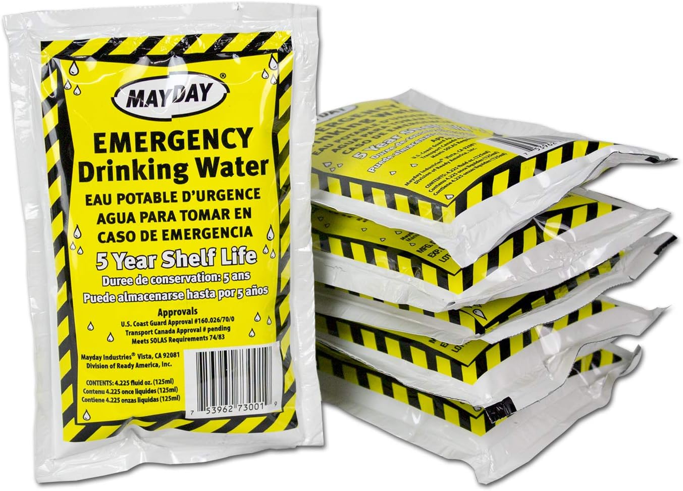 72-Hour Emergency Kit – 1-Person Disaster Preparedness Tote with First Aid, Survival Blanket & Food for Earthquake, Fire & Flood