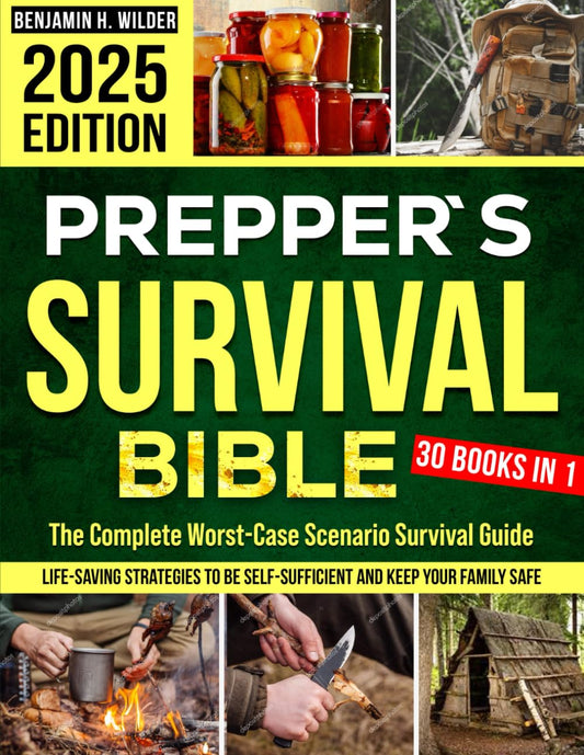 The Prepper’s Survival Bible – Complete Worst-Case Scenario Guide for Self-Sufficiency & Family Safety in Emergencies