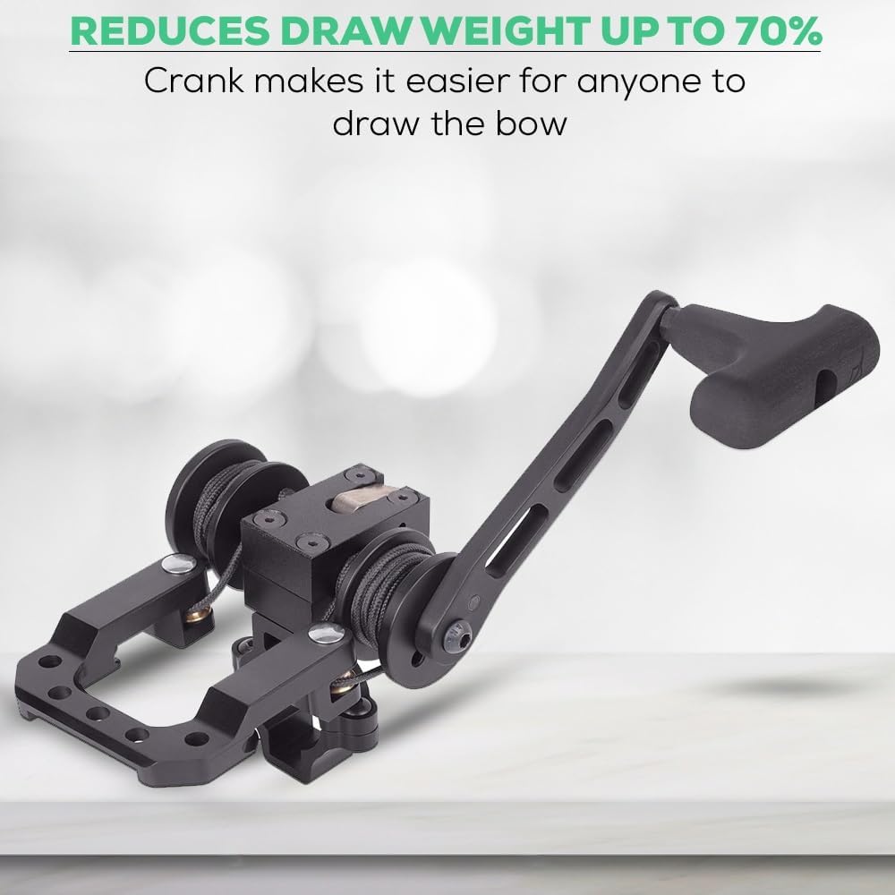 Archery AXCCRANK Power Draw – Crossbow Rope Cocking Device for Enhanced Accuracy & Easy Draw