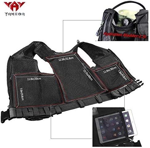 Ultra-Light Tactical Vest – Adjustable, Breathable Outdoor Training Vest for Airsoft & Adults