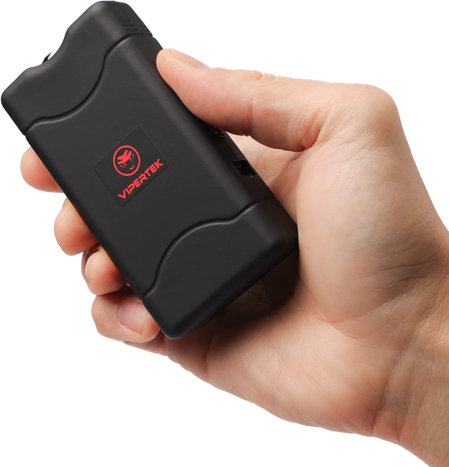 VTS-880 Mini Stun Gun – Rechargeable Self-Defense Device with LED Flashlight