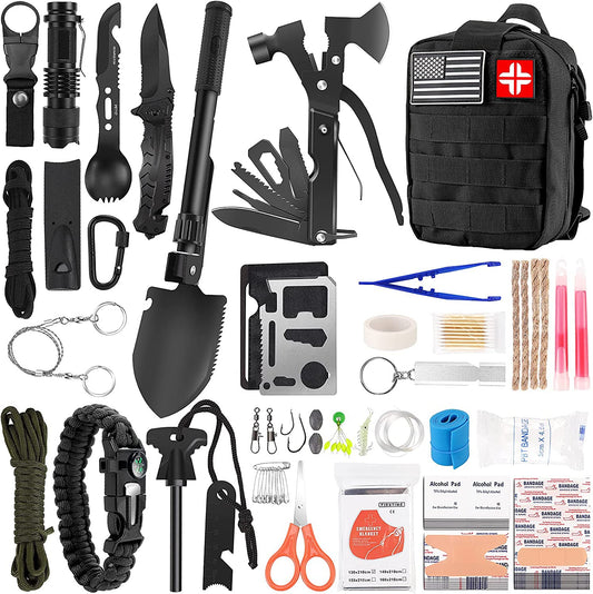 Ultimate 142-Piece Survival & First Aid Kit